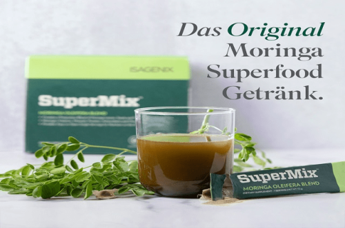 Das original Supermix Moringa liefert täglich 92 Nährstoffe, 46 Antioxidantien, 36 entzündungshemmende Stoffe, 20 Aminosäuren